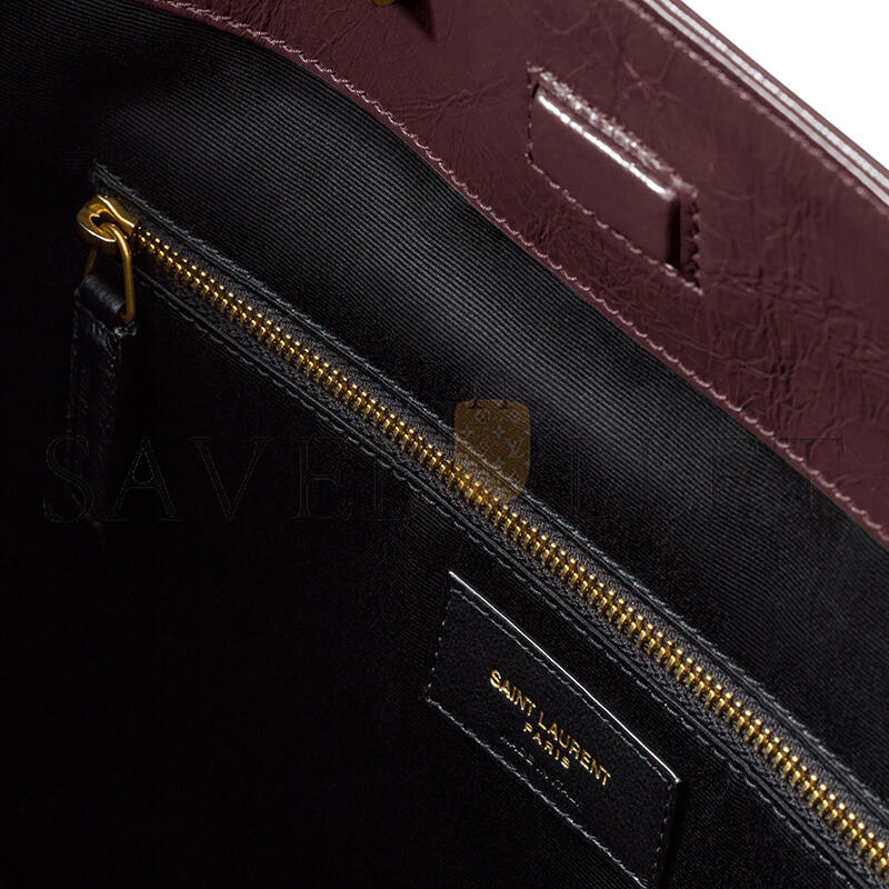 YSL NIKI SHOPPING IN VINTAGE LEATHER 8711510EN076195 (33*27*14cm)